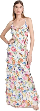 Show Me Your Mumu Womens Romance Ruffle Dress