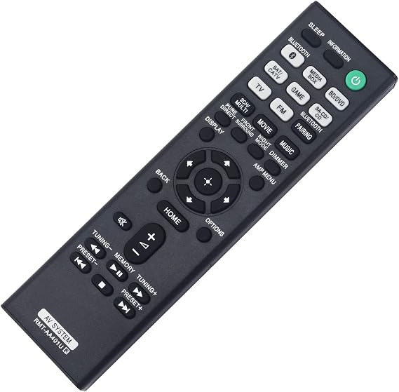 RMT-AA401U Replace Remote Control - VINABTY RMT AA401U Remote Control for Sony AV Receiver STR-DH590 STR-DH790 SAWX9000F SAXF9000F HTX9000F RMTAA401U Remote Controller