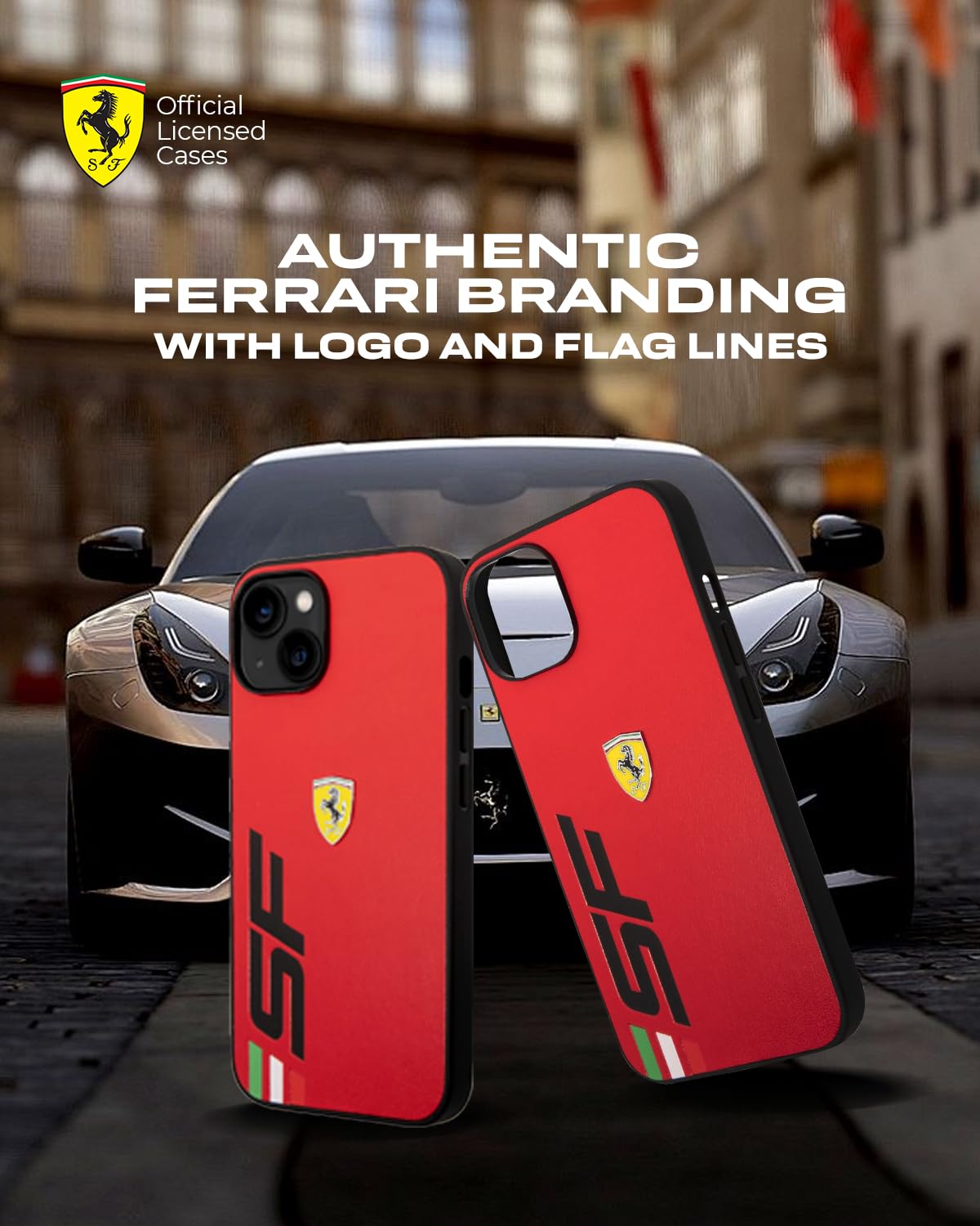 フェラーリバッグ Ferrari フェラーリ バッグ ロゴ ハンドバッグ かばん チャック