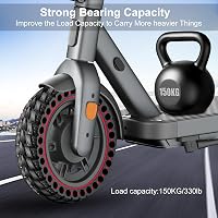 BANGTING 2db Tömör Gumi Roller Abroncs 10x2,5" (60/70-6.5) - Ninebot Max G30/G2 Elektromos Roller Csere Gumiabroncs, Piros 4