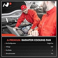 Vista 2 de A-Premium Conjunto de Ventilador de Refrigeración del Radiador del Motor Compatible con Modelos Selectos de Chevrolet y Buick - Cruze 2011-2016
