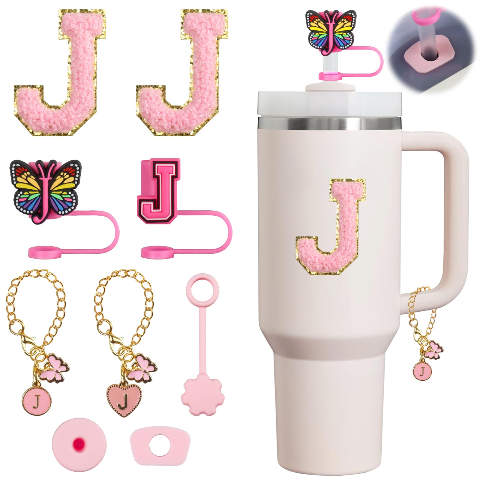 Amazon.com: XIANGYUAN 9pcs Cup Accessories Set,Straw Cover Cap for 
