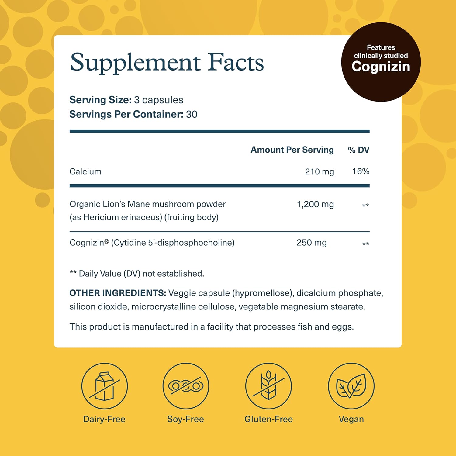 Youtheory Lion's Mane+ Capsule 90 Vegetarian Capsules
