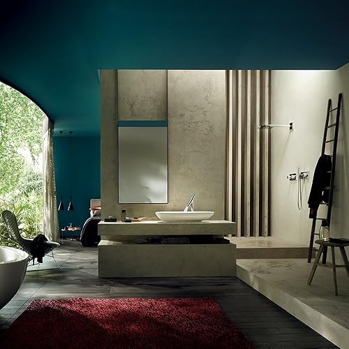 Miniatura 6 de AXOR Starck Organic Avantgarde Premium pulido a mano 2 asas, 1 11 pulgadas de alto grifo de baño en cromo, 12011001, pequeño