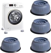 Mauepersu Pack of 4 Washing Machine Feet Pads, Anti-Vibration Mat, Washing Machine Feet, Universal Washing Machine Foot Pa...