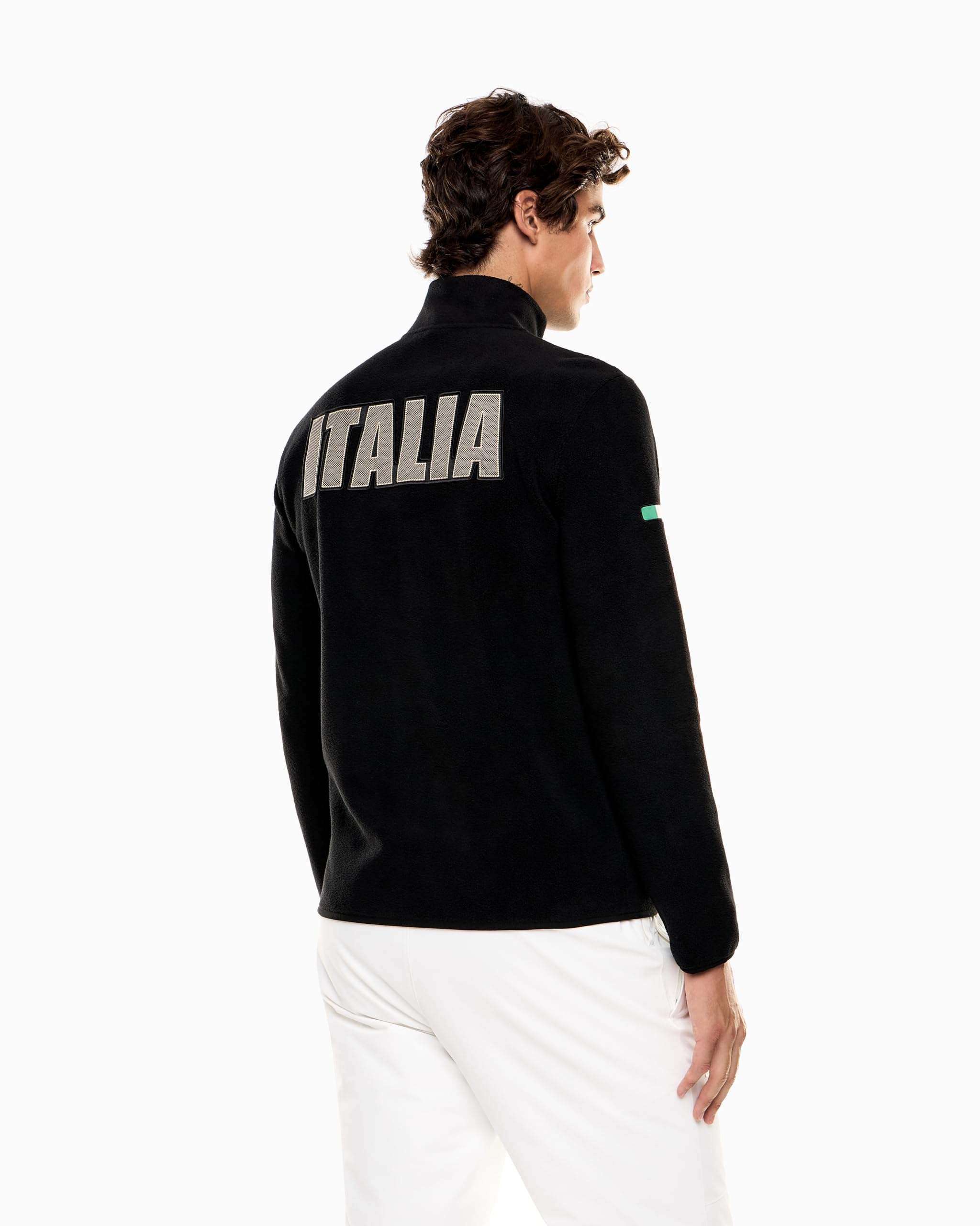 Emporio Armani EA7 Italia Team Olimpiadi 2026 Polar Fleece Pile tecnico da sci Uomo