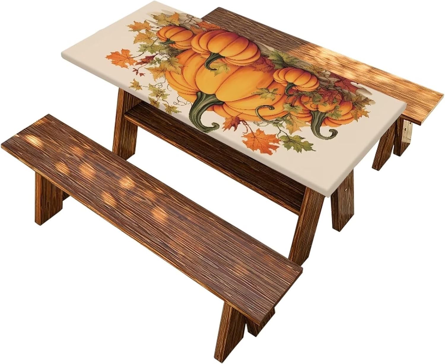 Floral Sea Turtle Picnic Table Cloth Rectangle Boho 8 Ft Table Cover Fitted Elastic Table Cover Small Massage Table Cover Protector for Outdoor Camping Patio