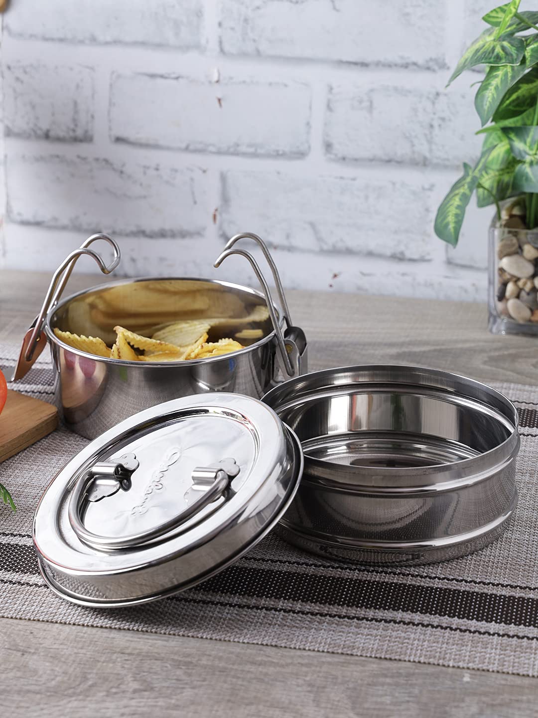 Neelam Stainless Steel Lunch Box - Leak-Proof & Durable -7 Neelam Stainless Steel Lunch Box - Leak-Proof & Durable -7