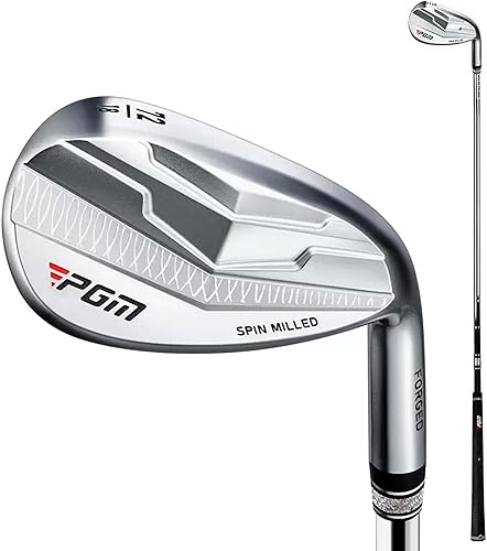 PGM Cuña Cuña de arena premium de 72 grados, cuña Lob Wedge para hombres y mujeres Textura CNC Bunker Buster Escape Bunkers y salvar golpes