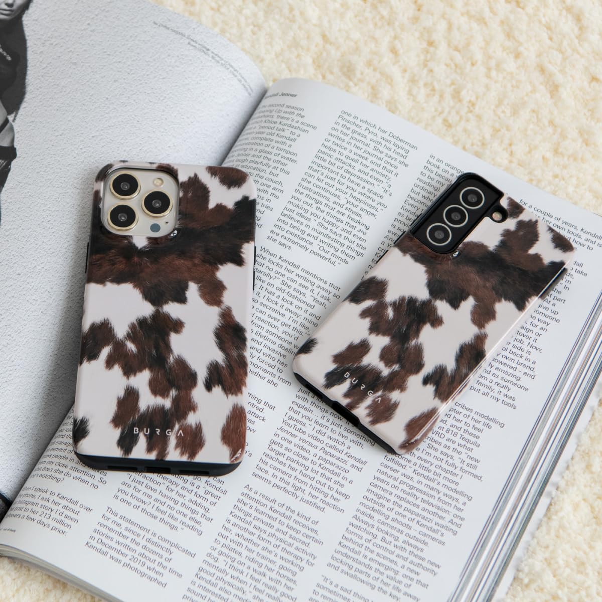 BURGA Handyhülle für iPhone 16 Plus – Unisex Hybrid-Schutzhülle mit stoßdämpfendem TPU & kratzfester Außenschale, erhöhter Displayrand, MagSafe-kompatibel, kabelloses Laden, stylisches Design