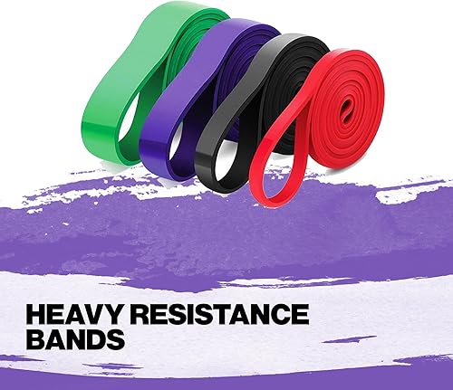 Miniatura 2 de Juego de bandas de resistencia para dominadas, bandas de ejercicio definitivas para hombres y mujeres, potencia tu entrenamiento con elasticidad y