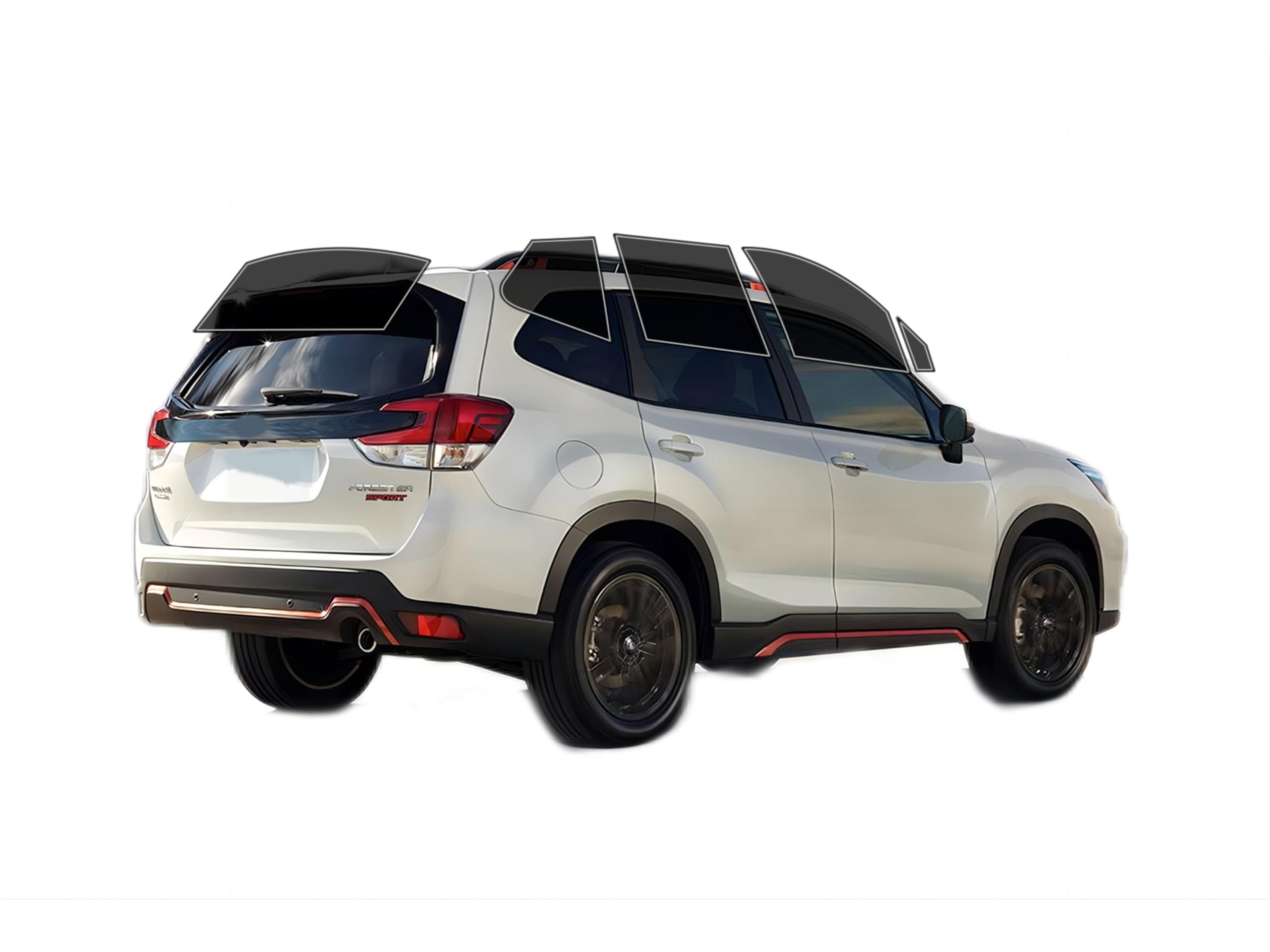 AUTOTEK Precut Windows Tint Film All Sides Cars Sun Blocking Protection Privacy Anti Shatter Glass 2 Ply Film 25% Tint Shade kit for Subaru Forester 2019-2024