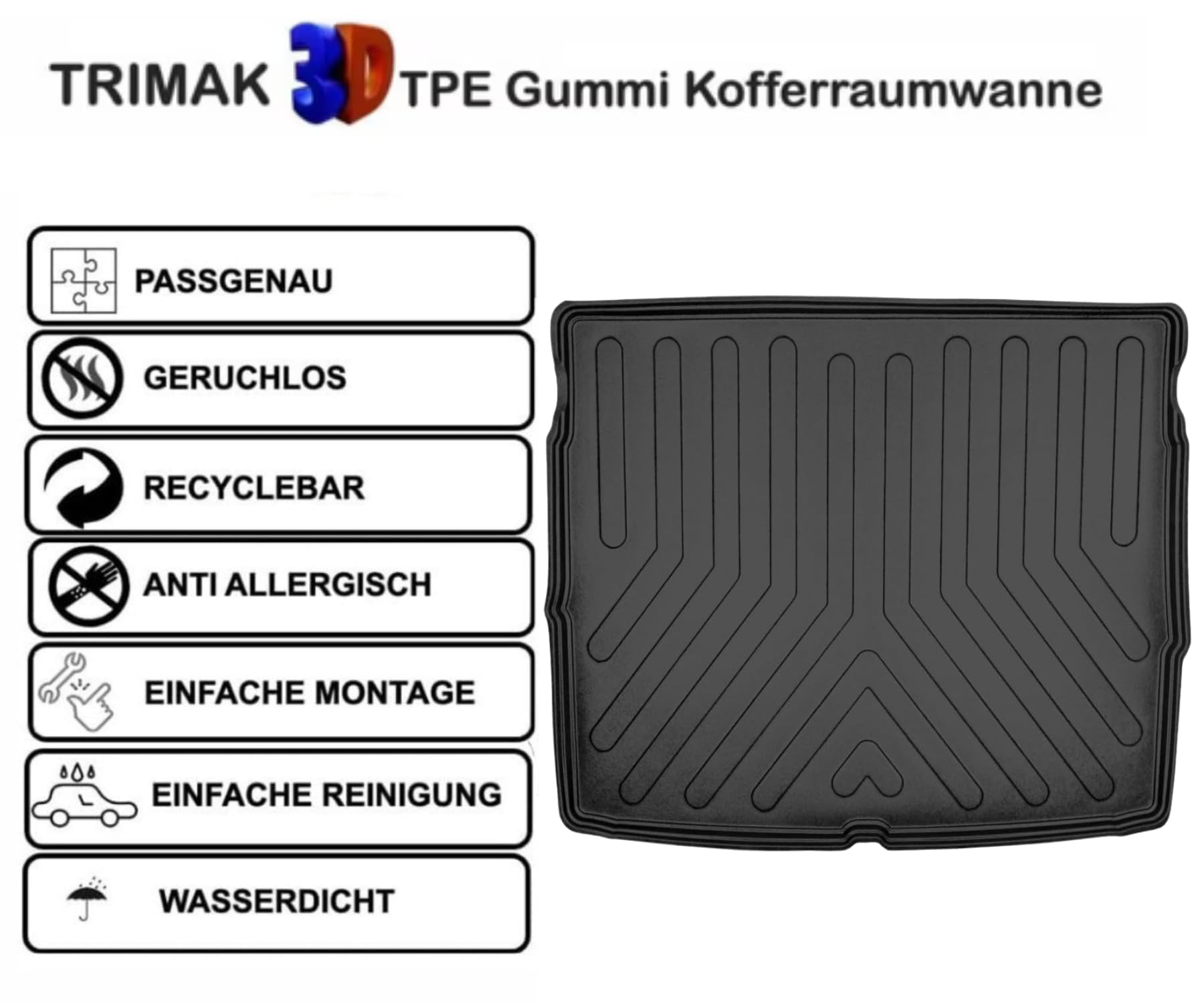 Trimak Górna mata do bagażnika 3D do Cupra Formentor od 2020