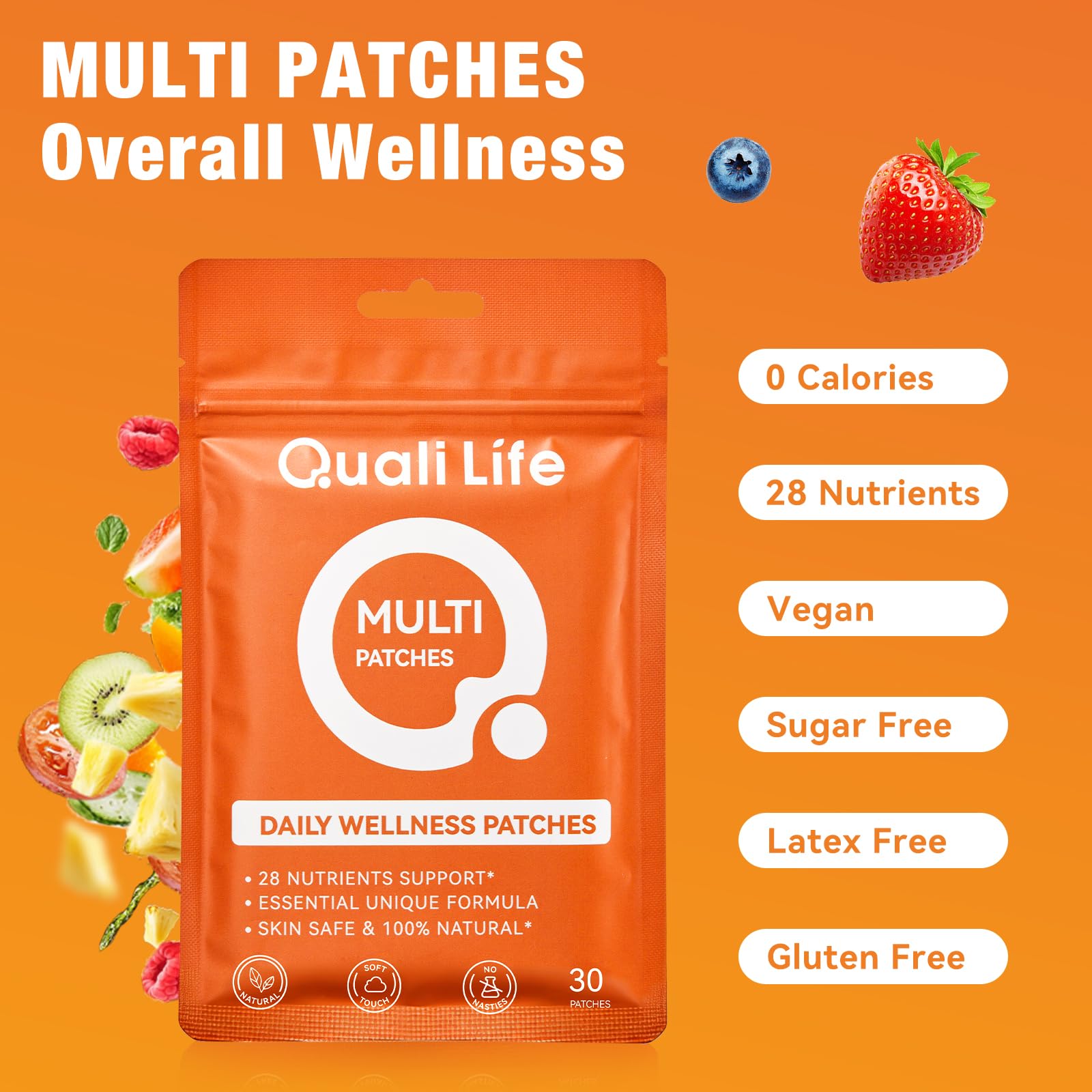 Multi Plus Topical Patch, Daily Healthy Patches with D3&K2, 30 Patches — Amazon image 2