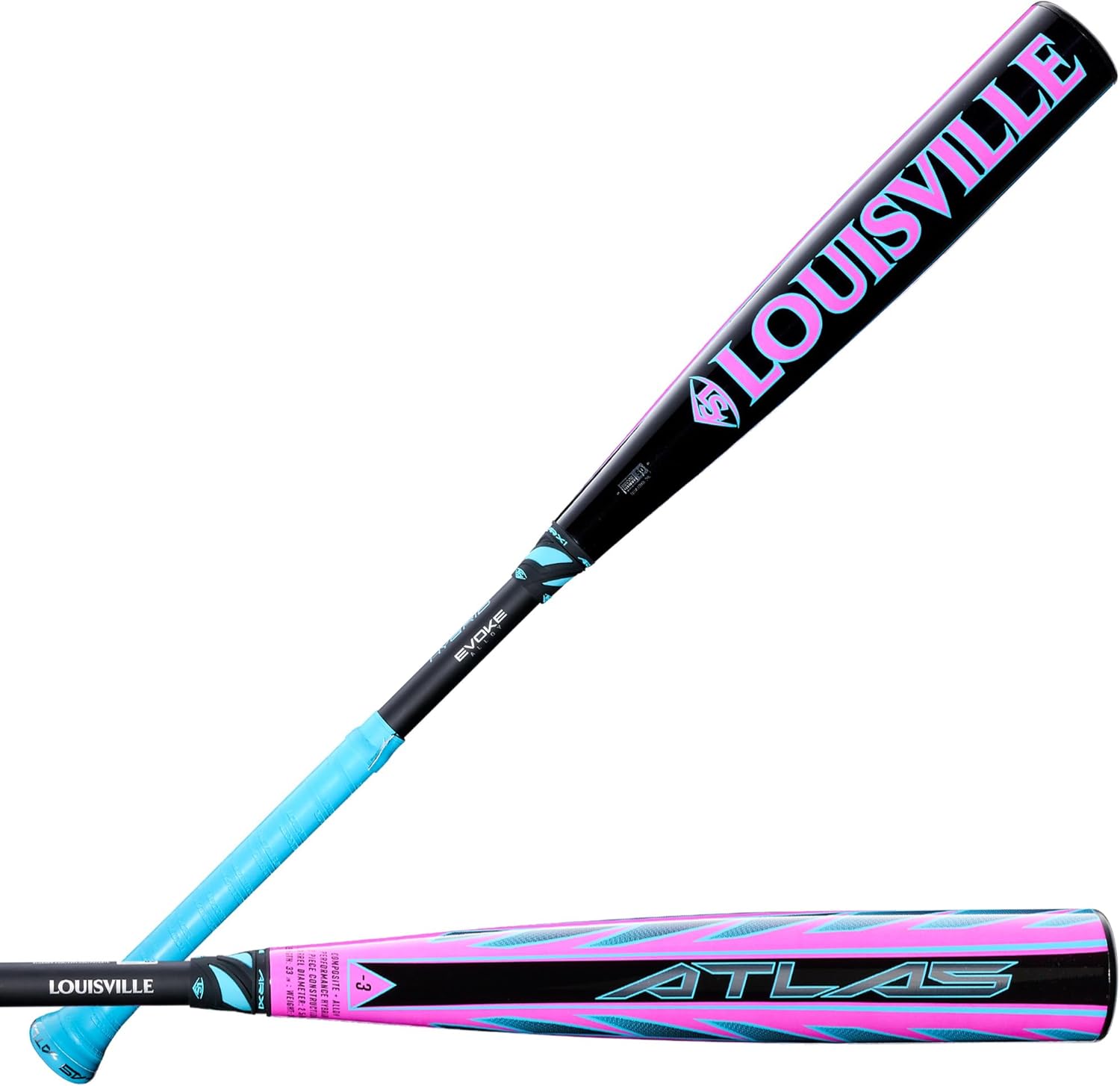Louisville Slugger 2026 Atlas Hybrid (-3) BBCOR Baseball Bat: Explosive Power, Elite Feel & Massive Sweet Spot