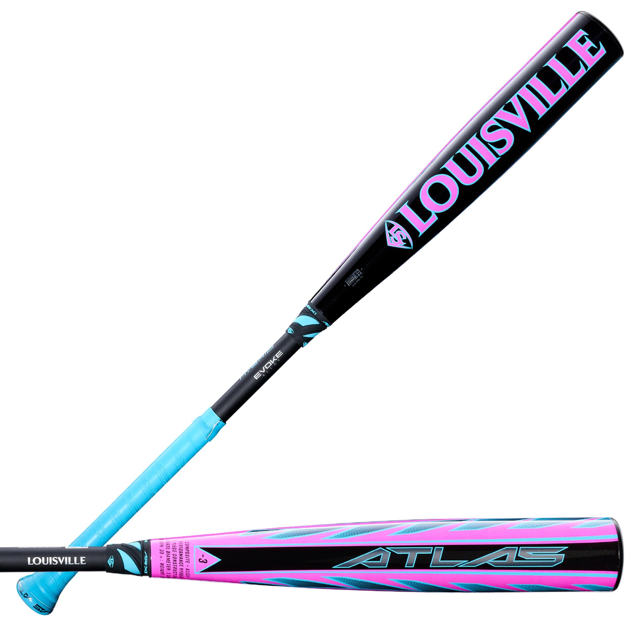 Louisville Slugger 2026 Atlas™ Hybrid (-3) BBCOR Baseball Bats- 31", 32", 32.5", 33", 33.5", 34"