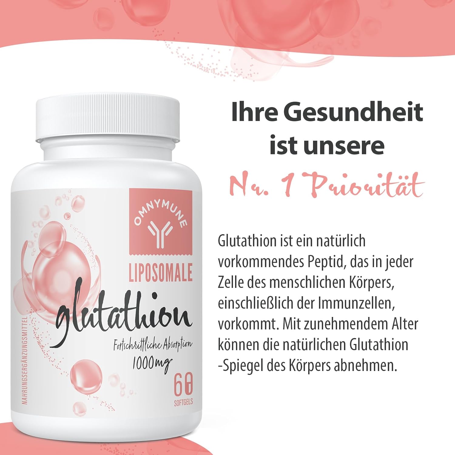 Liposomales Glutathion 1000 mg pro Portion  Rwanda | Ubuy