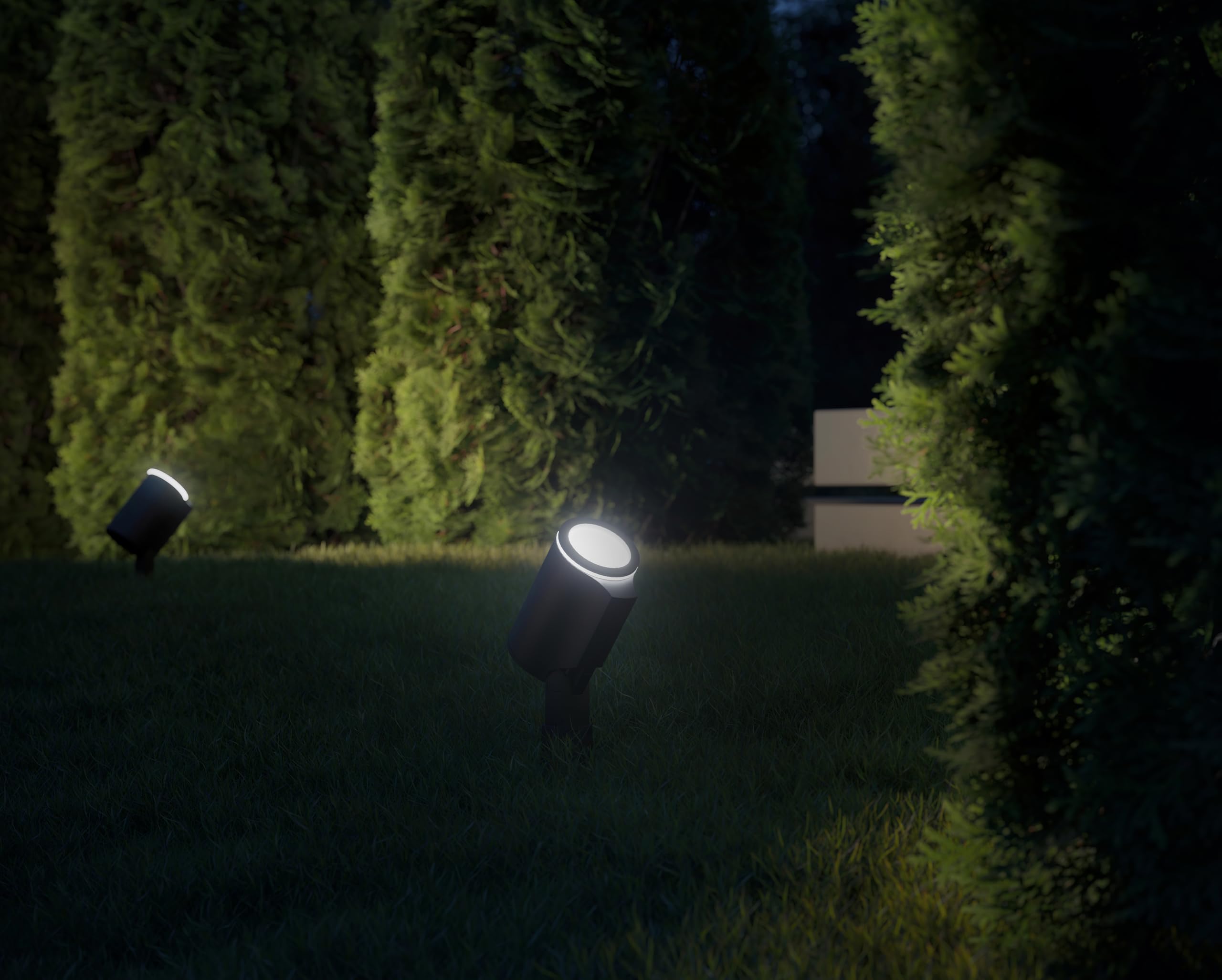 Steinel Spot Garden Foco LED de suelo, en color antracita | fabricado en aluminio, orientable, con consumo de 6,7 W, estaca e intensidad de 512 lúmenes