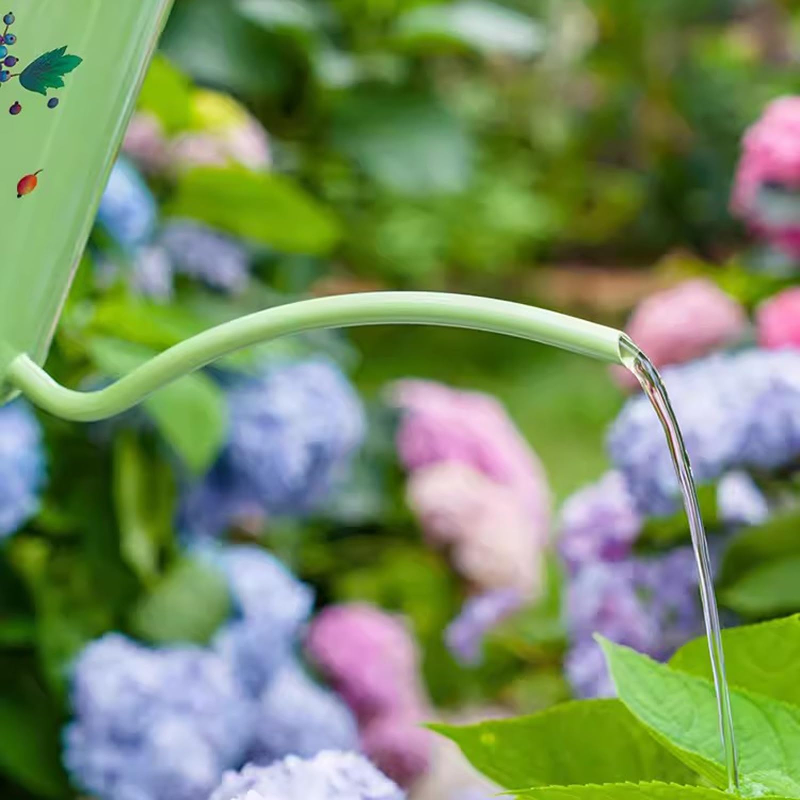 Arrosoir 2L Arrosoir en Acier Inoxydable, Intérieur Extérieur for Plantes d'intérieur Long Bec Canette d'eau for Bonsaï Succulent Fleur de Jardin pulvérisateur de Jardin