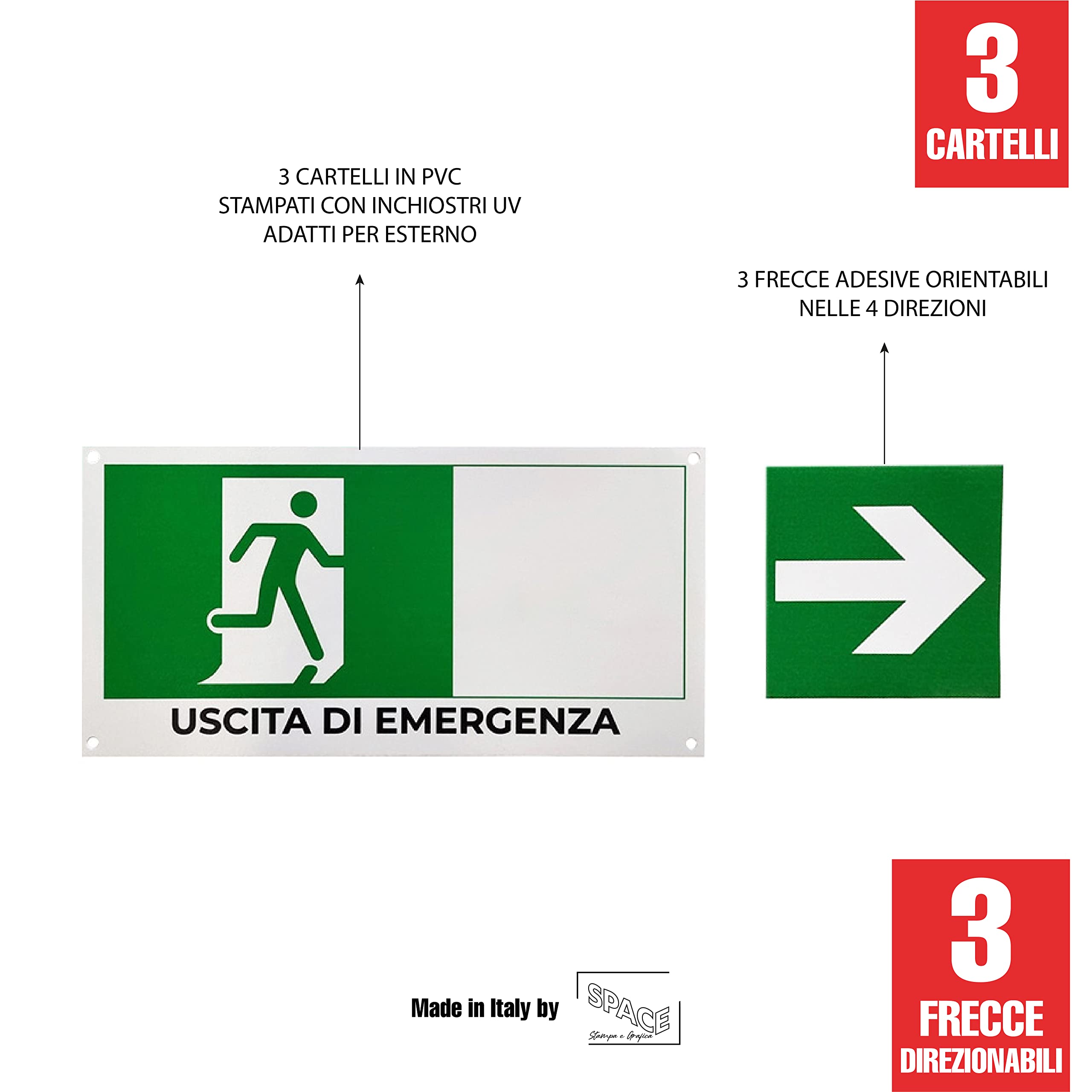 Pack 3 Cartelli Segnaletici Adesivi Per Negozi E Uffici - Regole Di Sicurezza: Obbligo Mascherina, Punto Sanificazione E Capienza Massima - Formato 20x30cm, EasyDOT Rimovibile