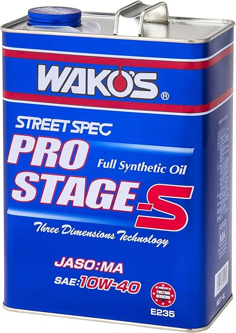 Amazon ワコーズ Pro S40 プロステージs 10w40 高性能ストリートスペックエンジンオイル E235 4l E235 Htrc3 車用エンジンオイル 車 バイク