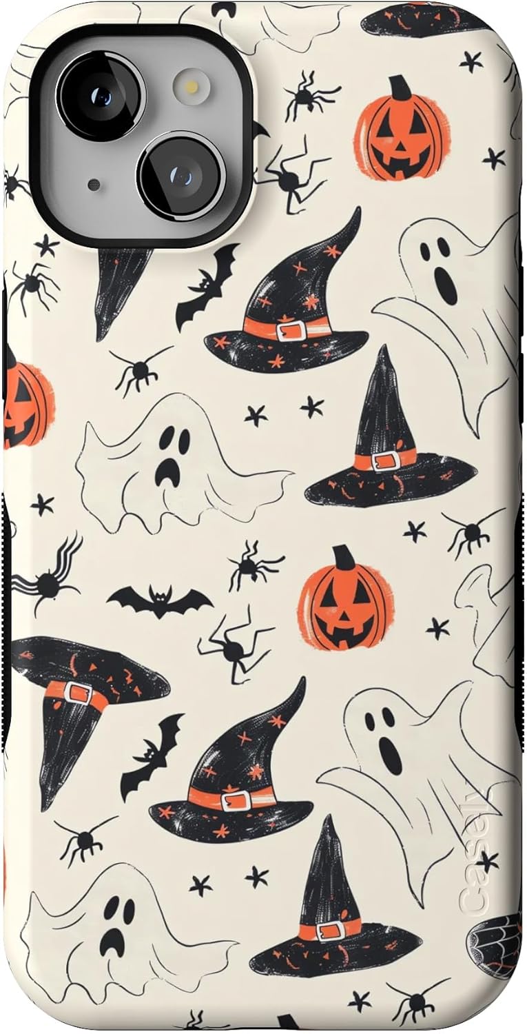 Casely iPhone 15 Case | Feeling Witchy | Haunted Halloween | Bold Protective Case Design | Compatible with MagSafe
