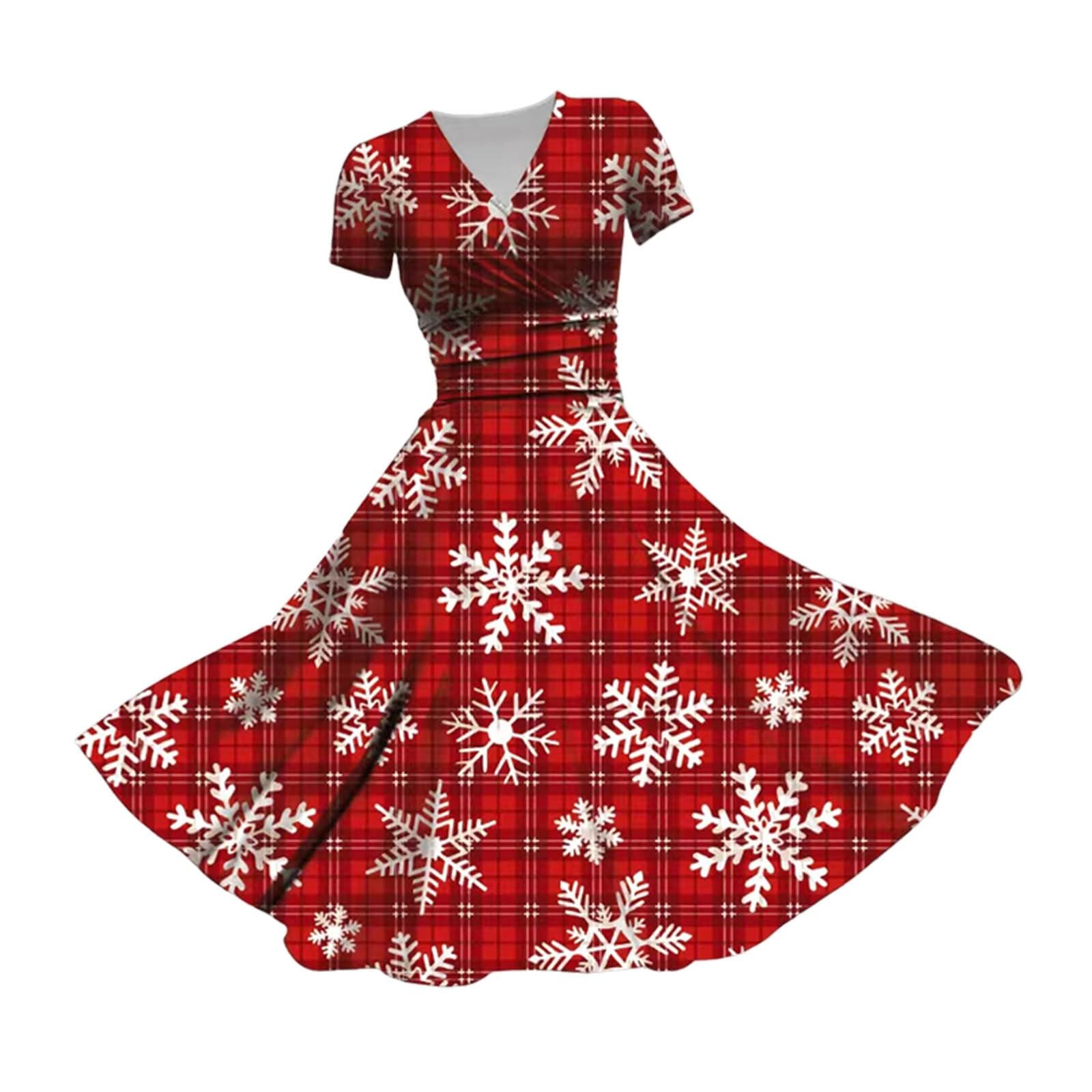 Robe décontractée en maille douce col rond coupe classique - 3