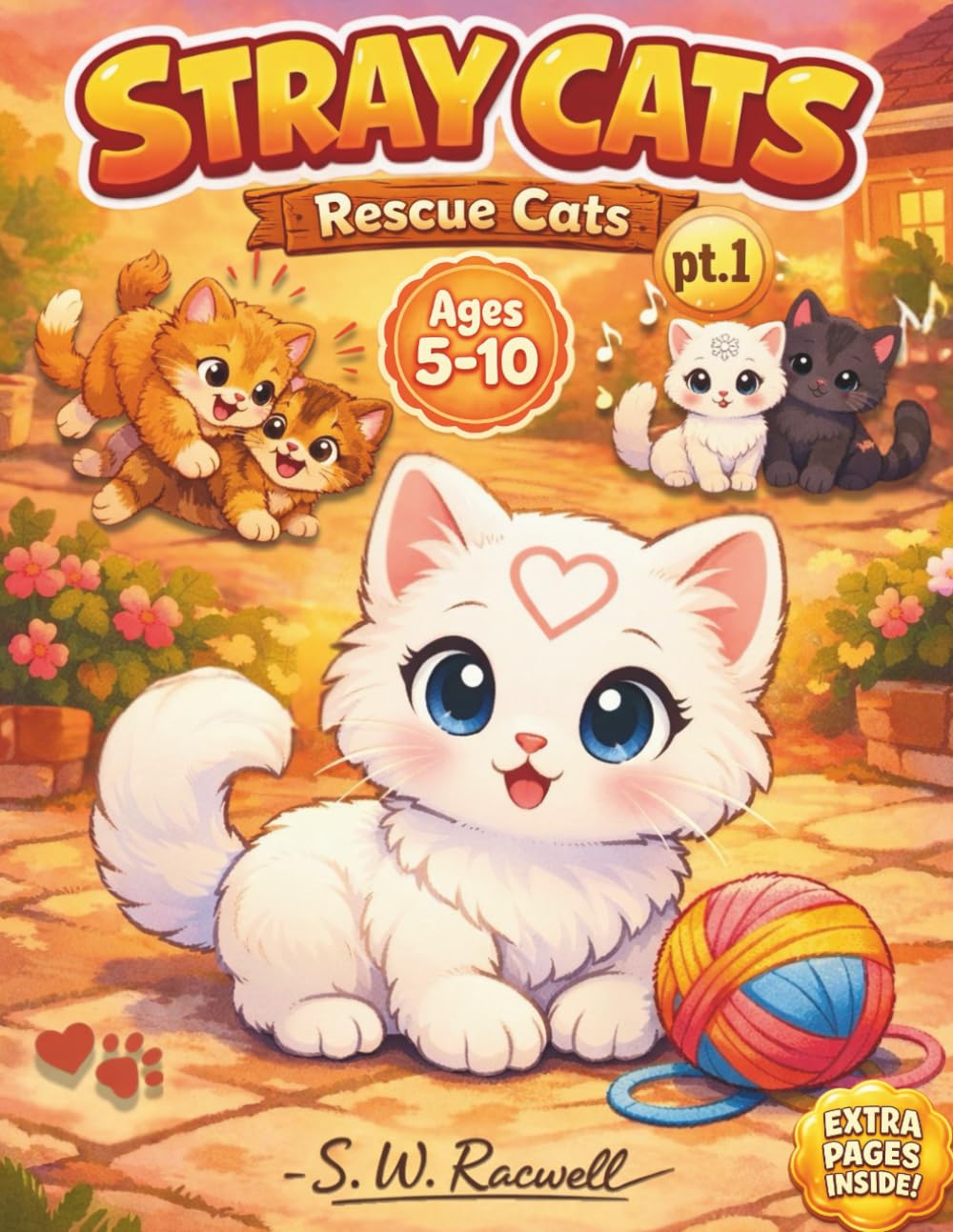Stray Cats: Rescue Cats – A Coloring Book About Kindness, Empathy and Helping Animals
