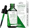 Heivy Chlorophyll Liquid Drops, Internal Deodorizer, Detox & Cleanse, Powerful Antioxidant, Support Overall Health, 100% Natural and Gluten Free, 2 fl oz 60ml