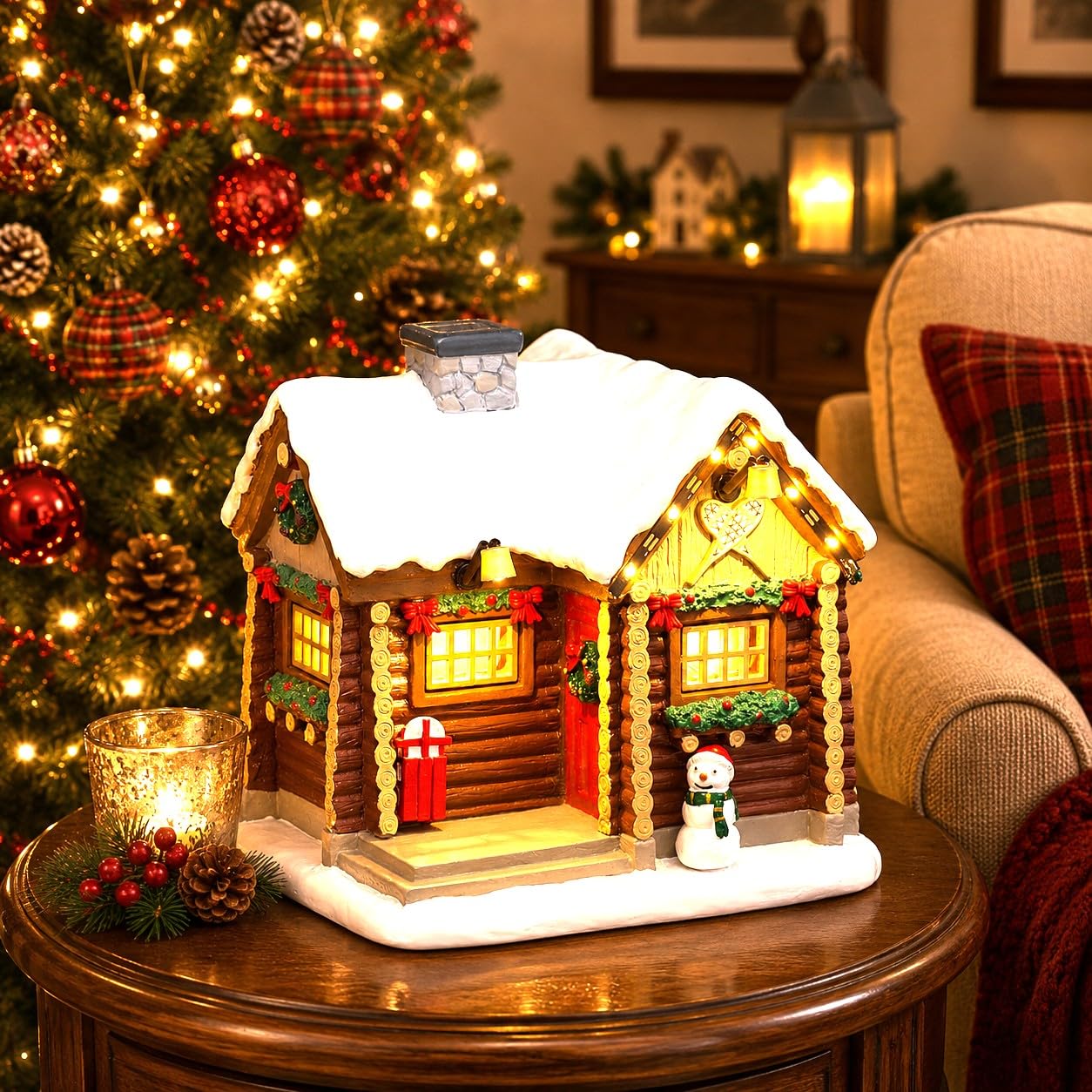 Lemax, Cabane de raquettes à neige, Accents de table, #64680