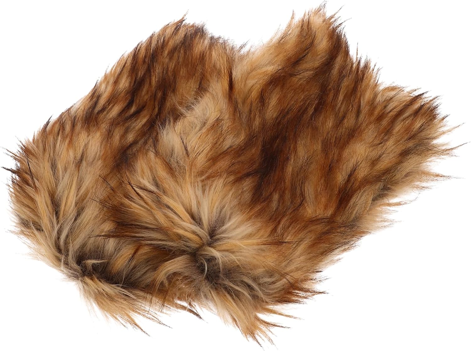 1pair Faux Fur Leg Warmers for Men and Women Brown Viking Costume Accessories Medieval Style Faux Fur Boot Covers for Halloween and Cosplay Events