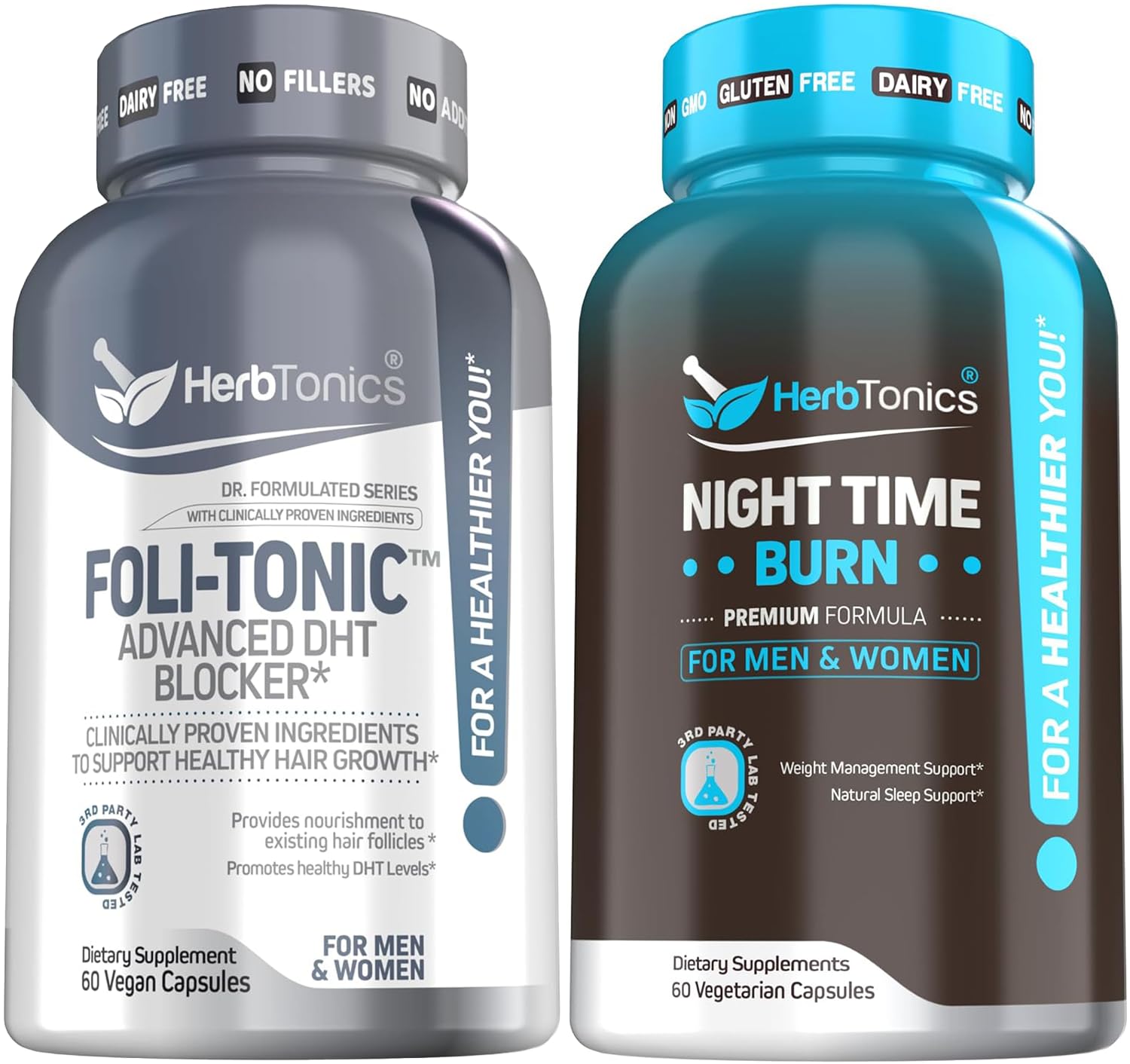 Amazon.com: FoliTonic DHT Blocker & Hair Loss Supplement | Hair Thinning &  Promotes Healthy Thicker Hair Growth - Night Time Weight Supplement with  Melatonin to Support Sleep & Metabolism | Melatonin &