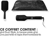 ghd - Coffret Lisseur séchant ghd Duet Style - Lisseur Séchant 2-en-1 (Noir) - Brosse et pochette incluses - Sèche et lisse en simultané sans dommage ni frisottis - S'utilise sur cheveux mouillés - 5