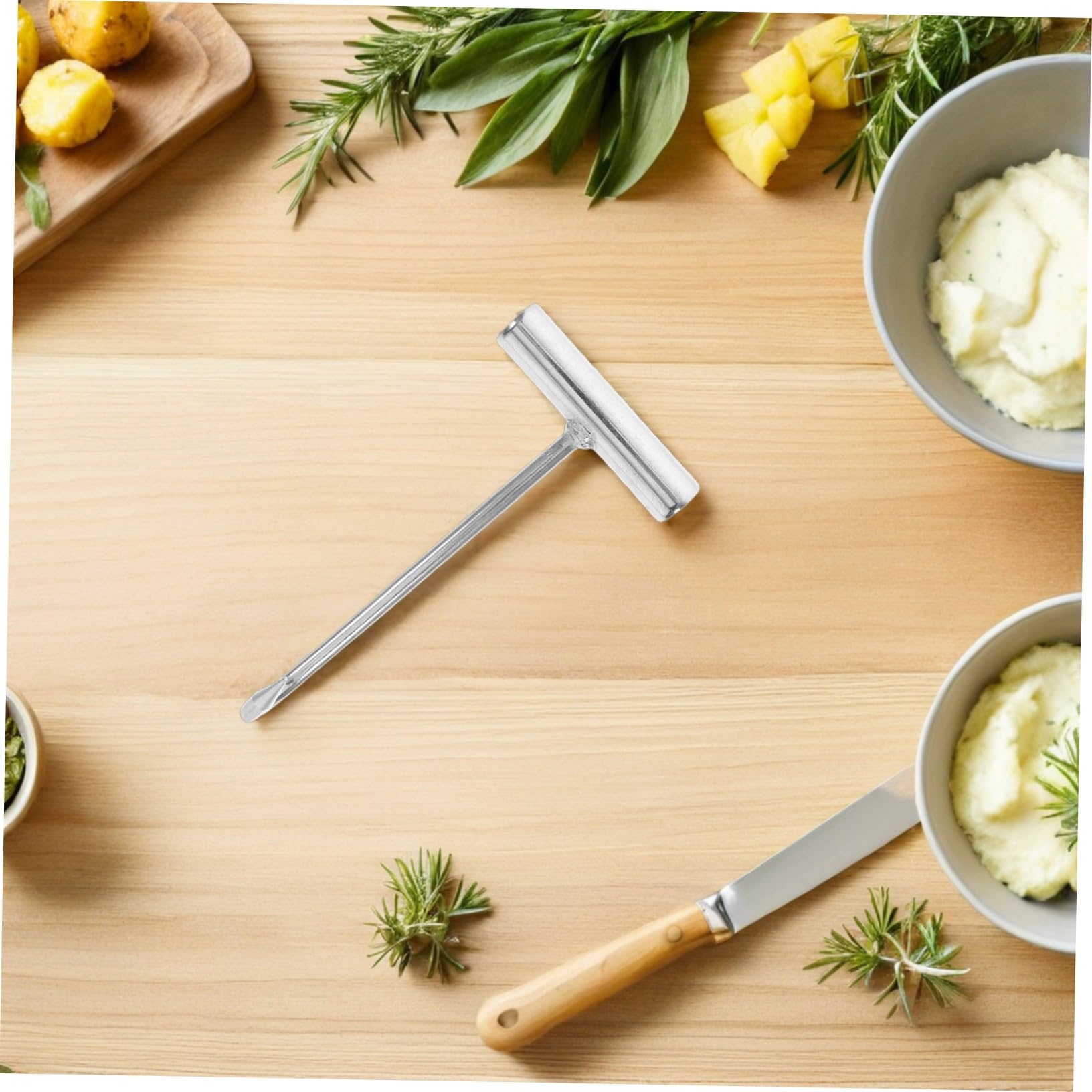 VICASKY Ganci per Carne per Disossare 5 Pezzi in Acciaio Inossidabile Manico a T Resistente e Precisione per Cucina