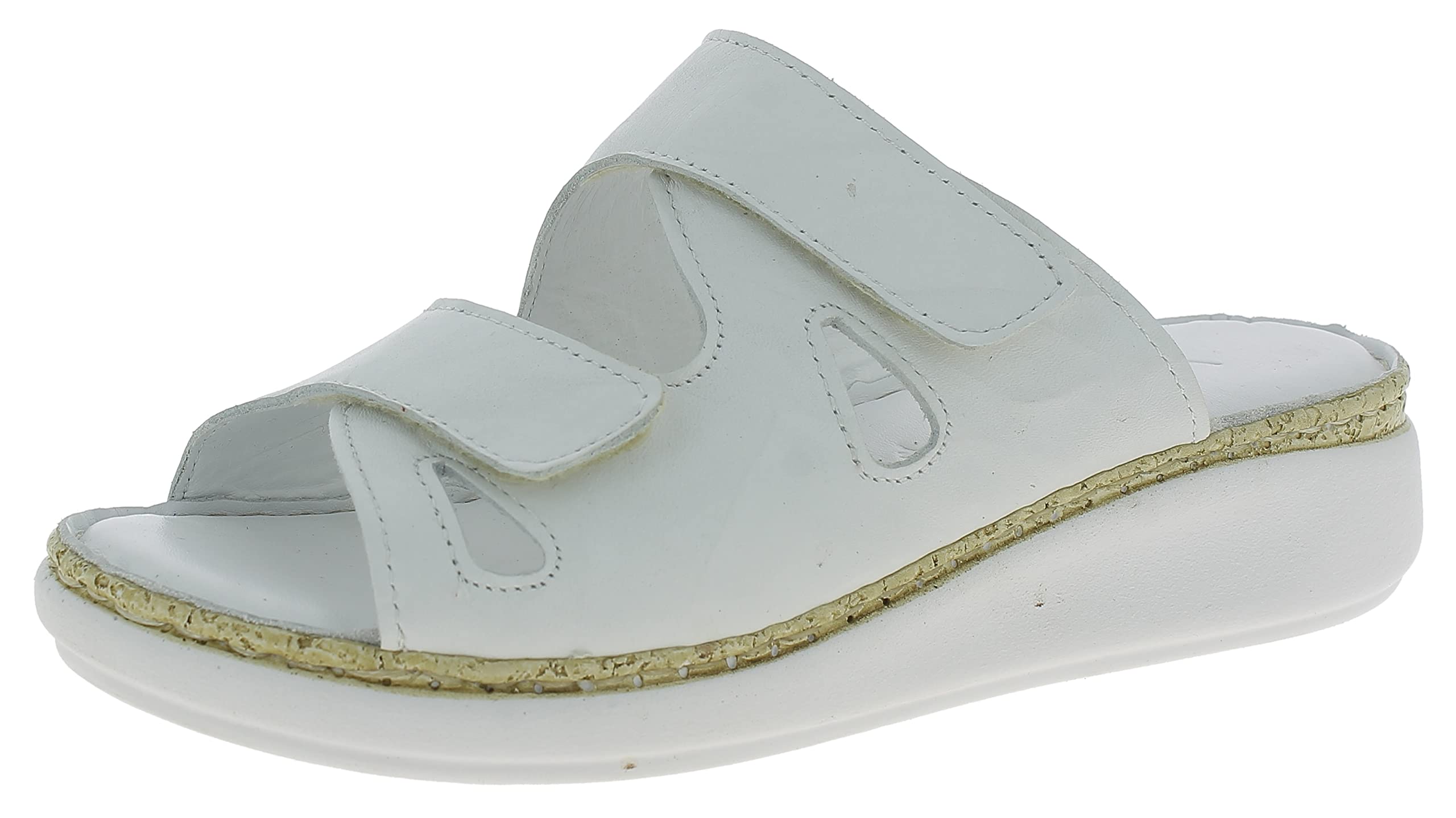 Andrea Conti Women's Mules, White, 6 UK