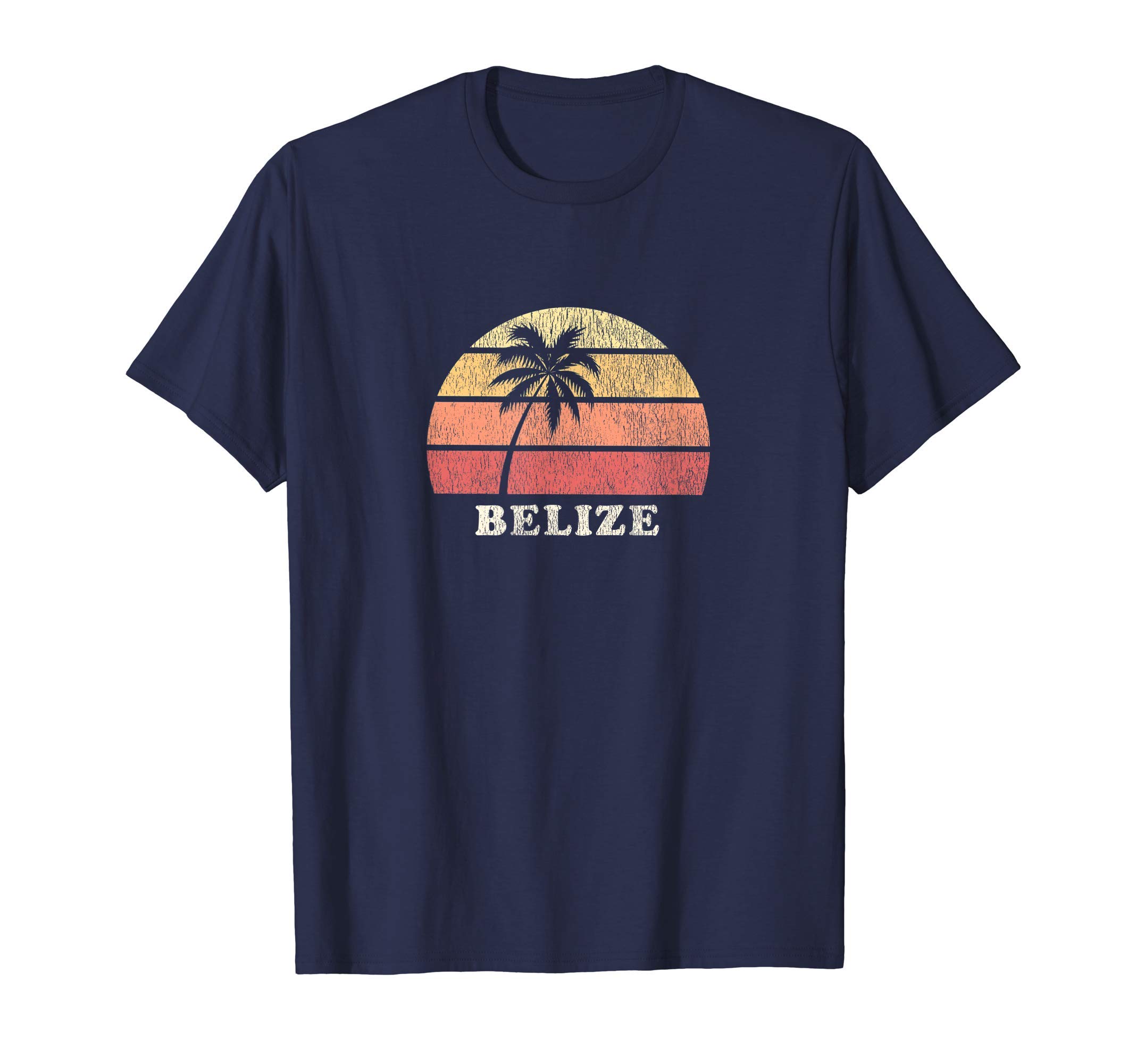 Belize T-Shirts & TeesBelize Vintage 70s Retro Throwback Design T-ShirtOEKO-TEX STANDARD 100