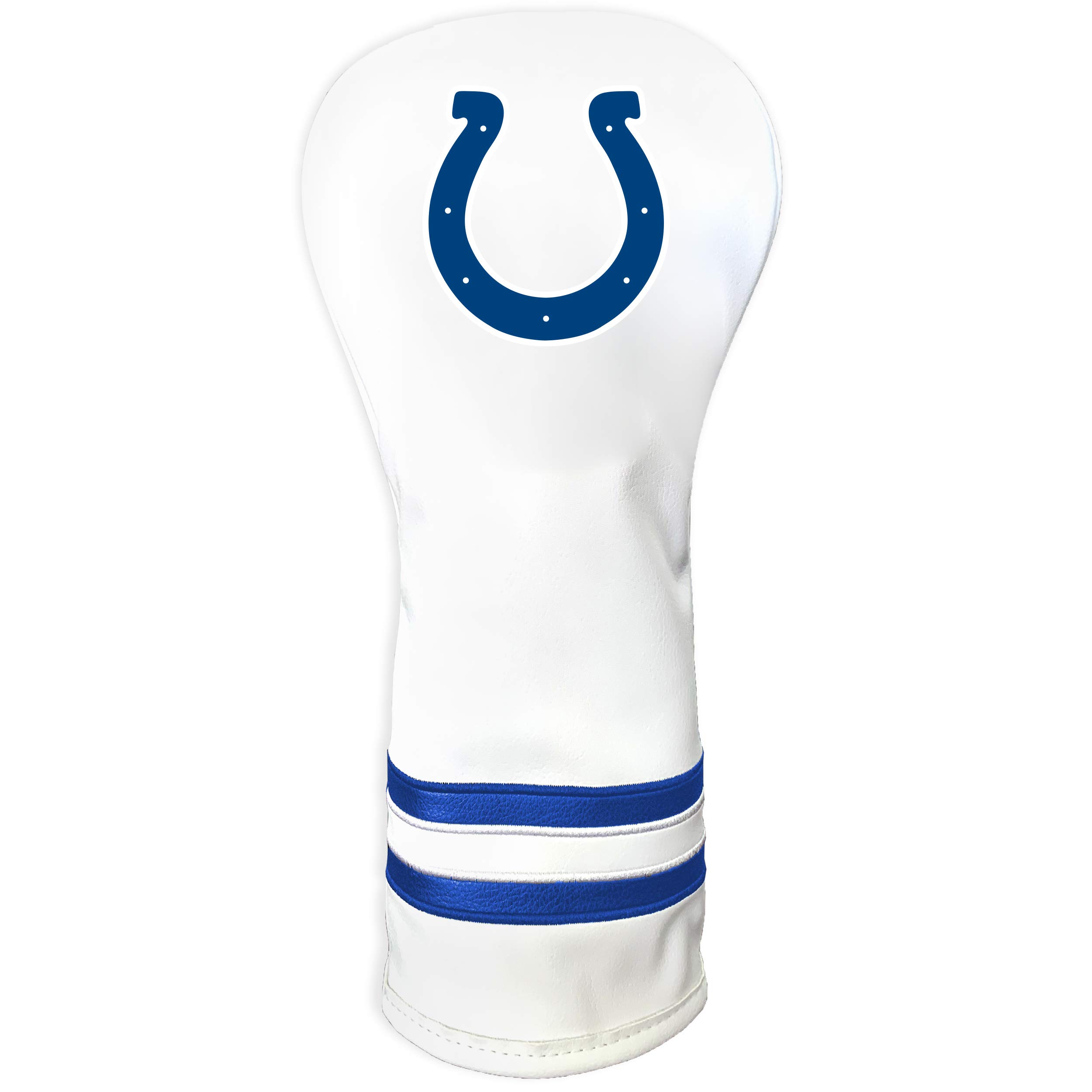 Team Golf NFL Indianapolis Colts White Vintage Fairway Golf Headcover Custom Fit Retro Design