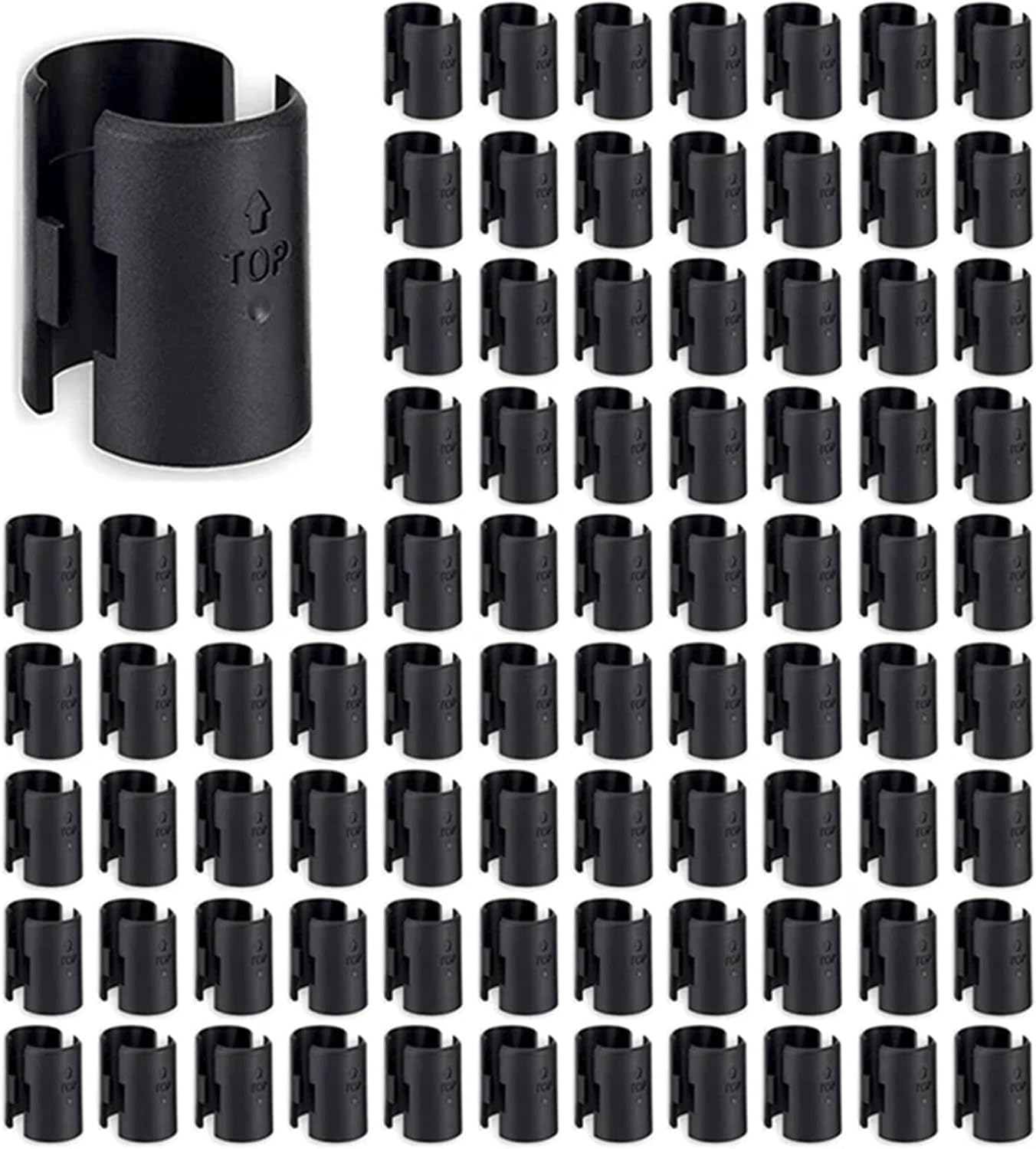 Shelf Clips 140pcs Wire Shelf Clips 1 Inch-Wire Shelving Shelf Lock Clips Wire Shelving Shelf Lock Clips for Wire Shelving System for Metal Shelving