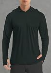 TACVASEN UPF 50+ Chemises de soleil UV Protection Quick Dry Lightweight Long Sleeve Hoodie Shirt Cool Shirt Pêche Nage pour homme