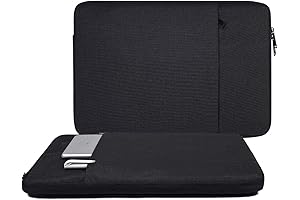 Laptop Sleeve Black Case - Bag Waterproof Carrying Case for Dell Inspiron 14