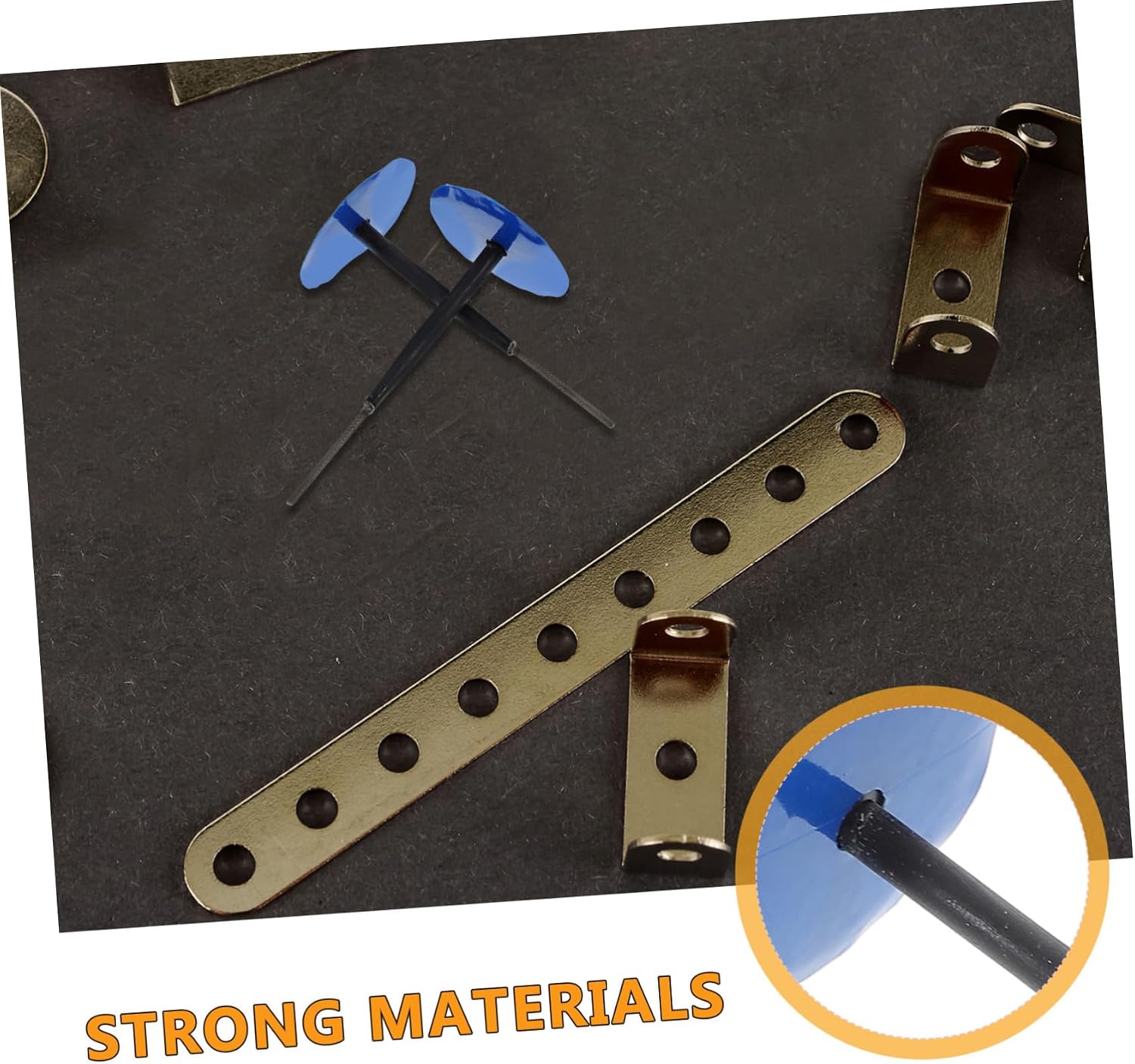 Unomor 24pcs Mushroom Nail Tire Repair Patch Kit Rubber Puncture Repair for Cars Motorcycles Leakproof Design for Easy to Use