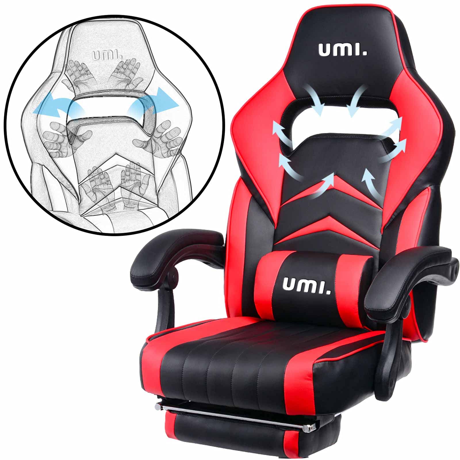 Amazon.co.jp: [Amazonブランド] Umi.(ウミ) ゲーミングチェア