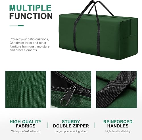 Miniatura 2 de Bolsa de almacenamiento para árbol de Navidad para árbol de Navidad de hasta 9 pies, 65 pulgadas de largo x 15 pulgadas de ancho x 30 pulgadas de