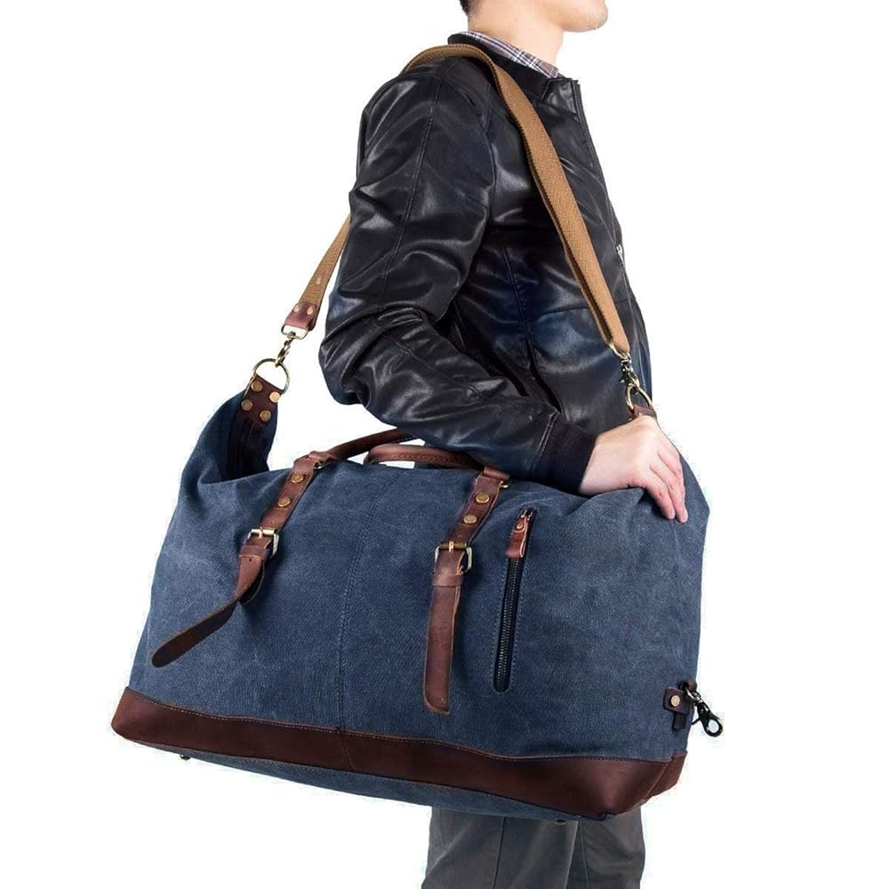 Borsone Da Viaggio FANDARE - Tela Resistente, Multi-compartimenti, Verde Militare, Per Uomo E Donna - Foto 6