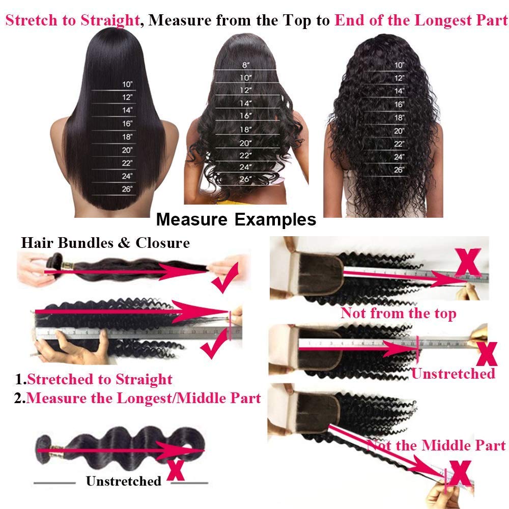 QTHAIR 18A Indian Straight Virgin Hair 100% Unprocessed Straight Human Hair Weave for All Women (30", Indian Hair)