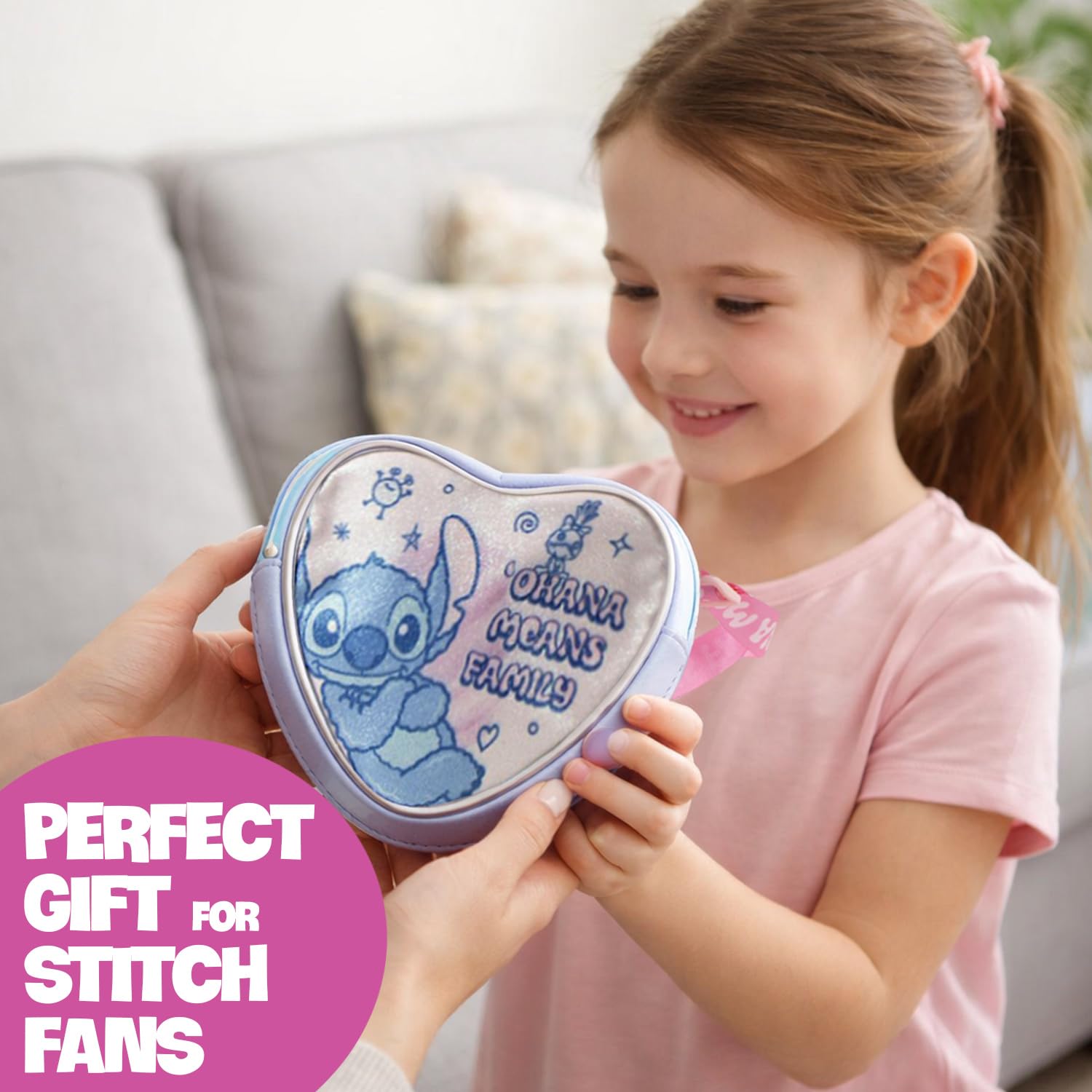 Sac enfant – Sac bandoulière avec fermeture zippée et sangle réglable pour fille