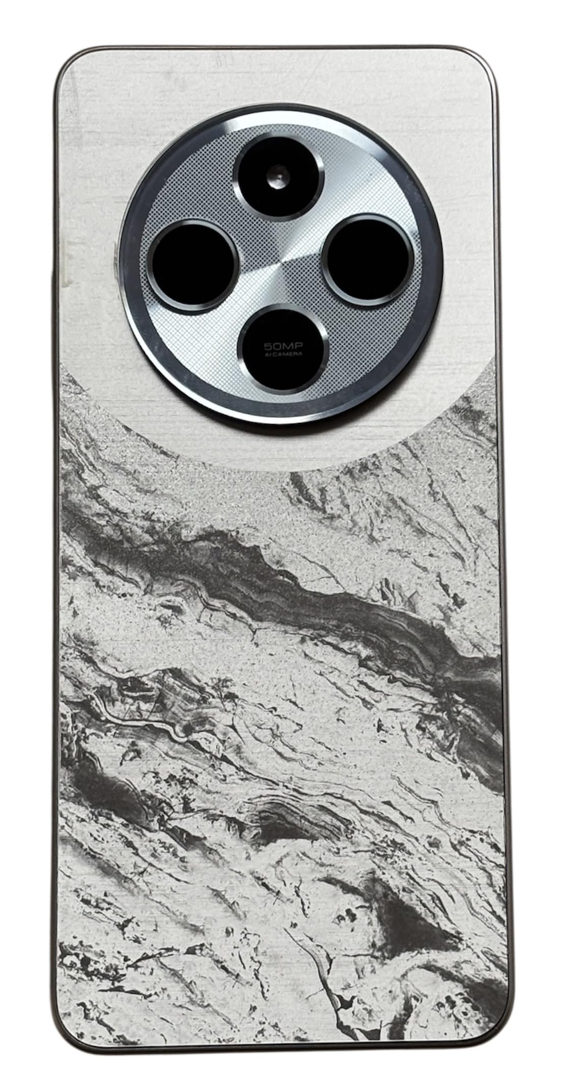 Compatible with Xiaomi Redmi 14C 4G (2411DRN47C, 2409BRN2CA) Replacement Full Body, Back Panel with Side Frame, Cmera Glass, Volume Button Silver-image-32