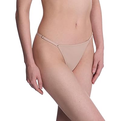 Natori Verge Adjustable String Thong cafe