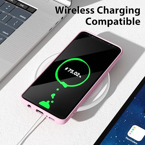 Miniatura 7 de oakxco Diseñada para Samsung Galaxy S9 Plus, funda de silicona líquida, bonita funda de gel suave de goma TPU delgada y suave para mujeres y niñas,