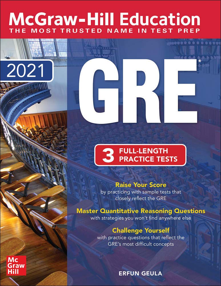 McGraw-Hill Education GRE 2021 (TEST PREP)
